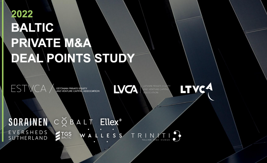 Baltic Private M&A Deal Points Study 2022 is out now